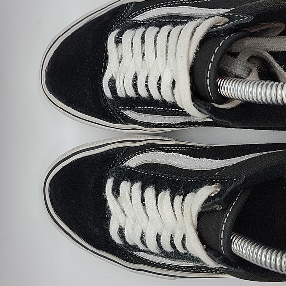 Men's Vans suede/canvas low top skate shoes - Picture 7 of 11